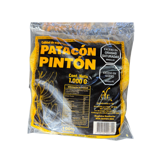 Patacón pintón ovalado