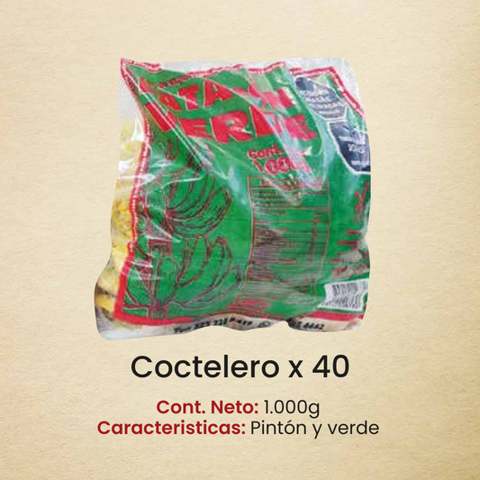 PATACON Coctelero x 40