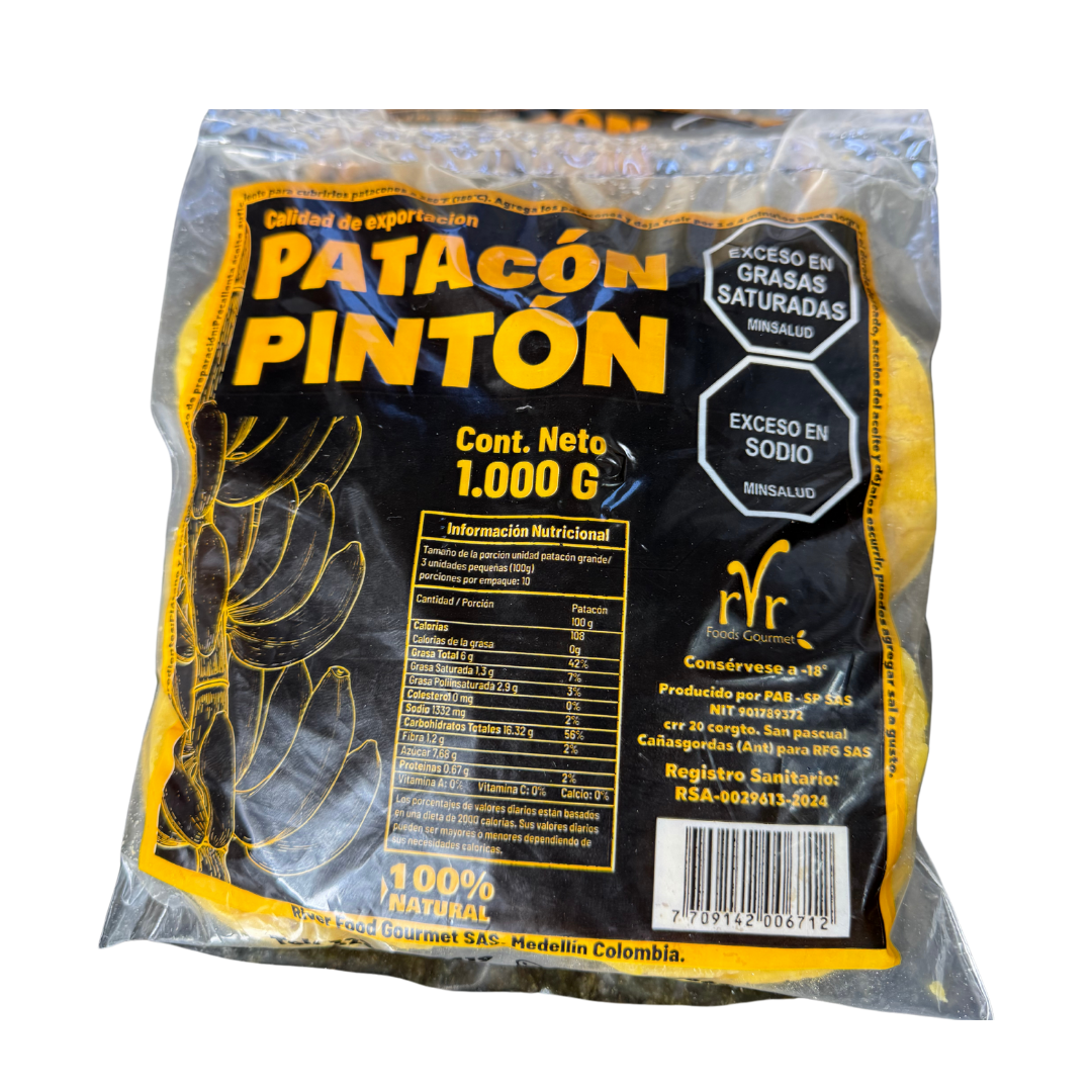 Patacón pintón coctelero